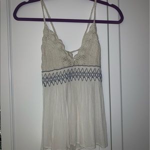 Free People crochet tank top